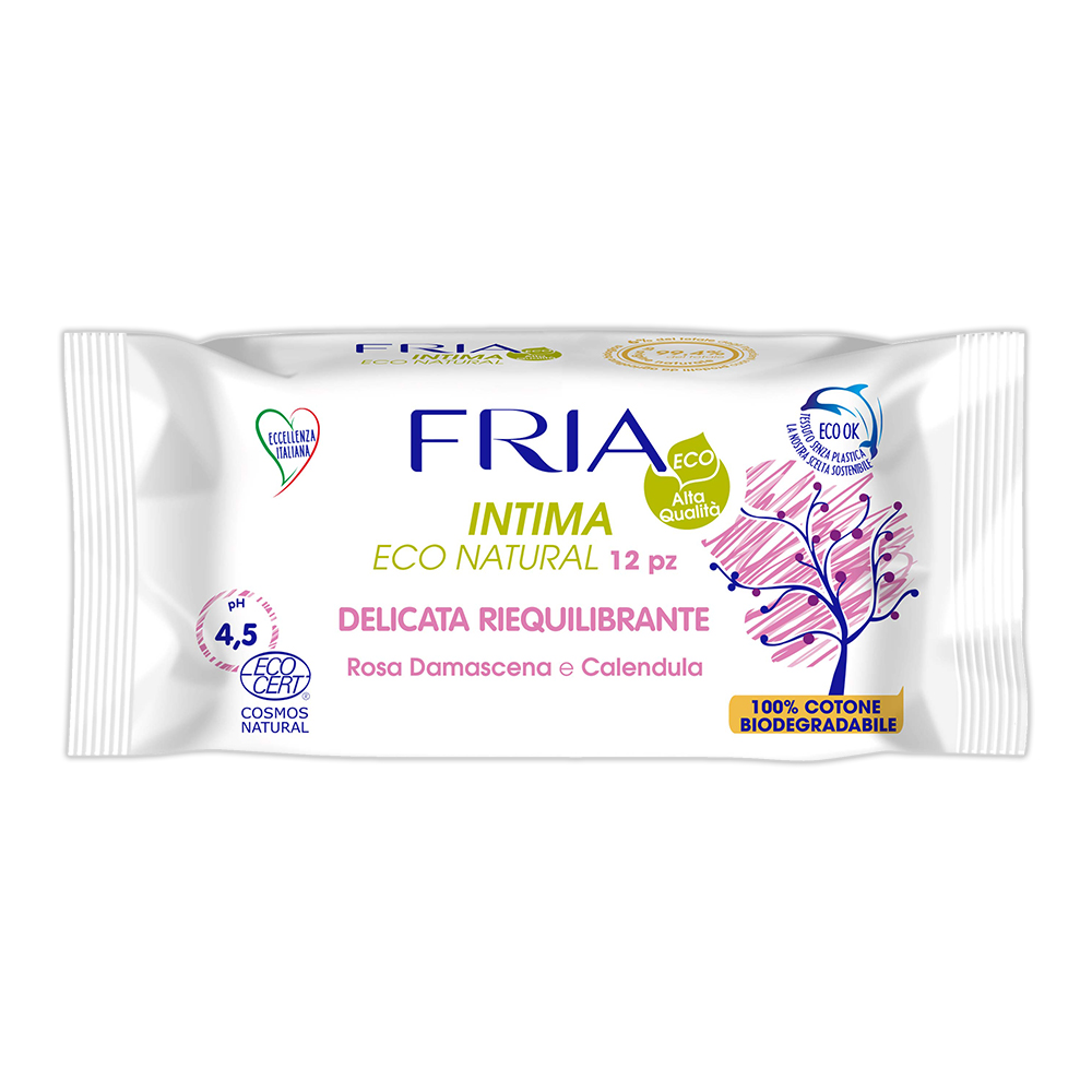 Salviette Intime Bio - Formula Delicata Riequilibrante - FRIA