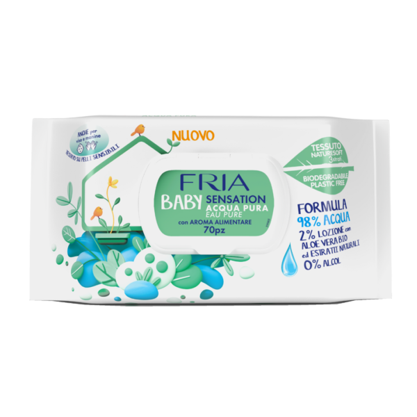 salviette acqua pura neonati fria