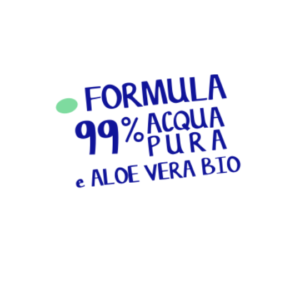 Formula con 99% acqua 