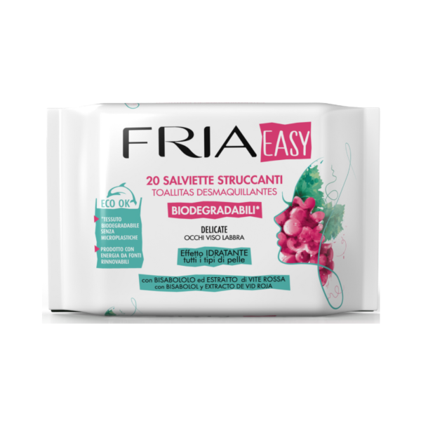 salviette struccanti idratanti fria easy